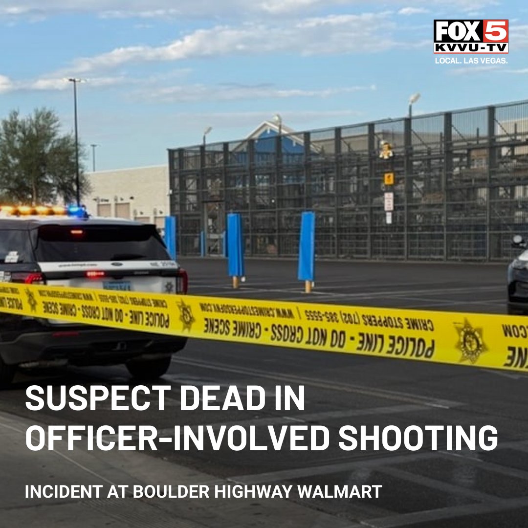 LVMPD says a police officer shot an armed man dead after hearing gunshots from inside a southeast valley Walmart. Police add that a victim was discovered inside the store, suffering from critical injuries, but details leading up to the shooting are still unclear