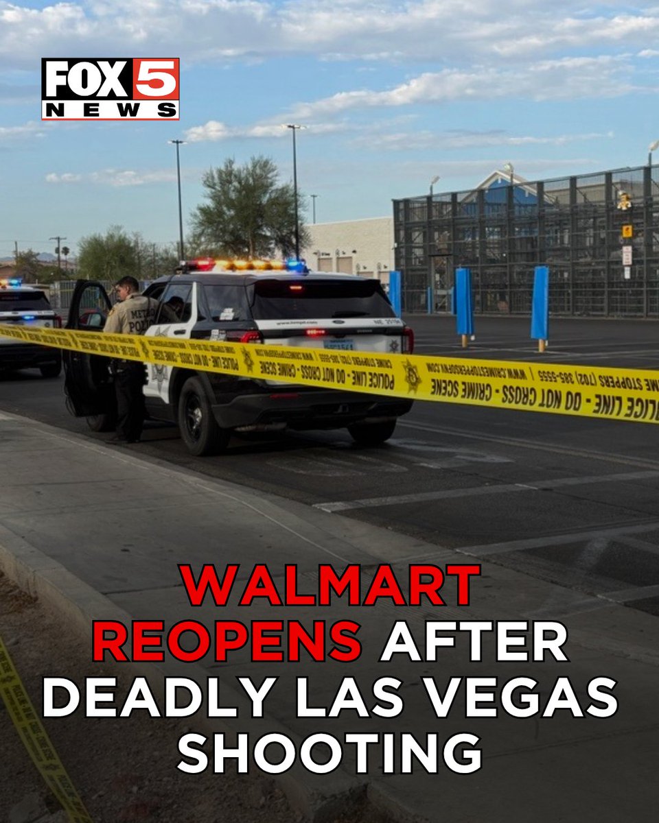 Walmart officials confirm the southeast Las Vegas store on Boulder Highway near Nellis is back open for business following Tuesday morning's deadly shooting. Police say the investigation is ongoing