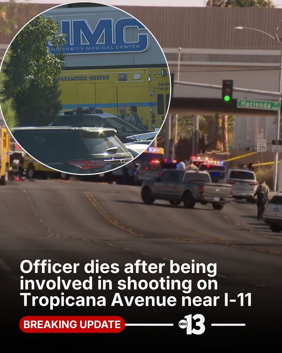 A 30-year-old officer involved in a shooting Tuesday afternoon has died, according to Sheriff Kevin McMahill