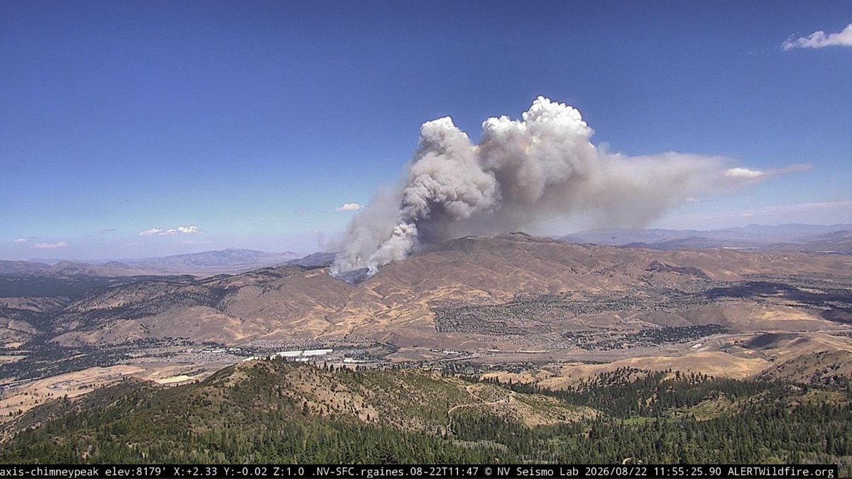 The HawkFire is 30-40 acres, with a Rapid Rate of Spread, with a High Potential. This Fire is burning within a Red Flag Warning in affect till 11:00 PM Tonight. 
