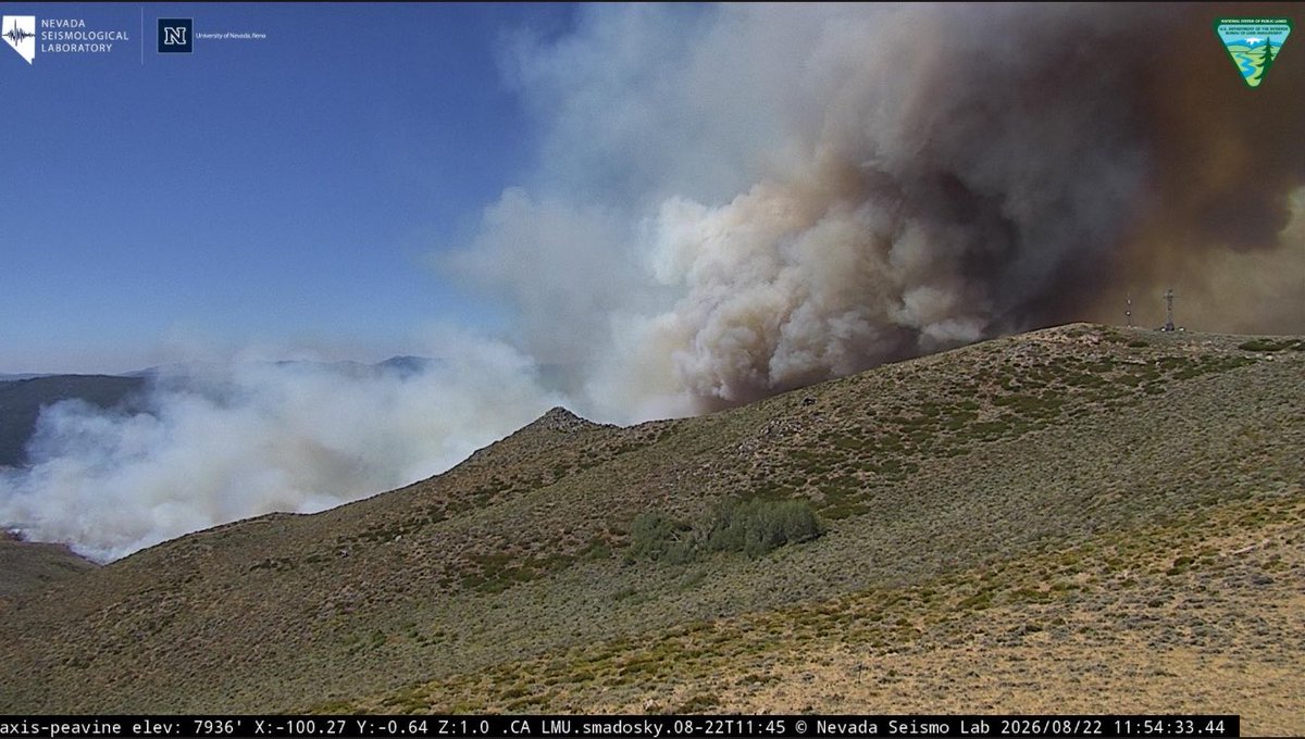 The HawkFire is 30-40 acres, with a Rapid Rate of Spread, with a High Potential. This Fire is burning within a Red Flag Warning in affect till 11:00 PM Tonight. 