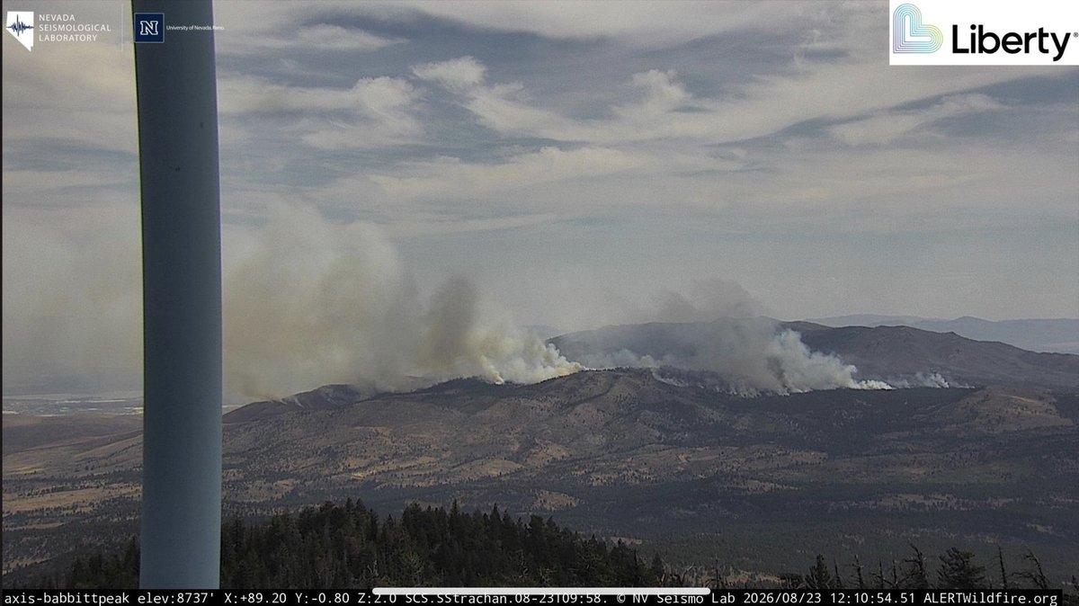 Reno / Nevada The Hawk Fire, burning near Reno, is currently 10,522 acres and 0% contained. Approximately 90,000 residents within evacuation orders or warnings. Multiple air tankers, including 1 VLAT are currently working the western edge of the fire