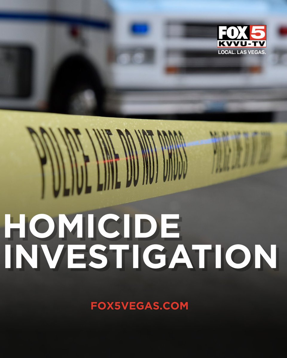 Las Vegas Metro Police are on the scene of a homicide in the 1200 block of Eastern Avenue, near South Eastern and Charleston
