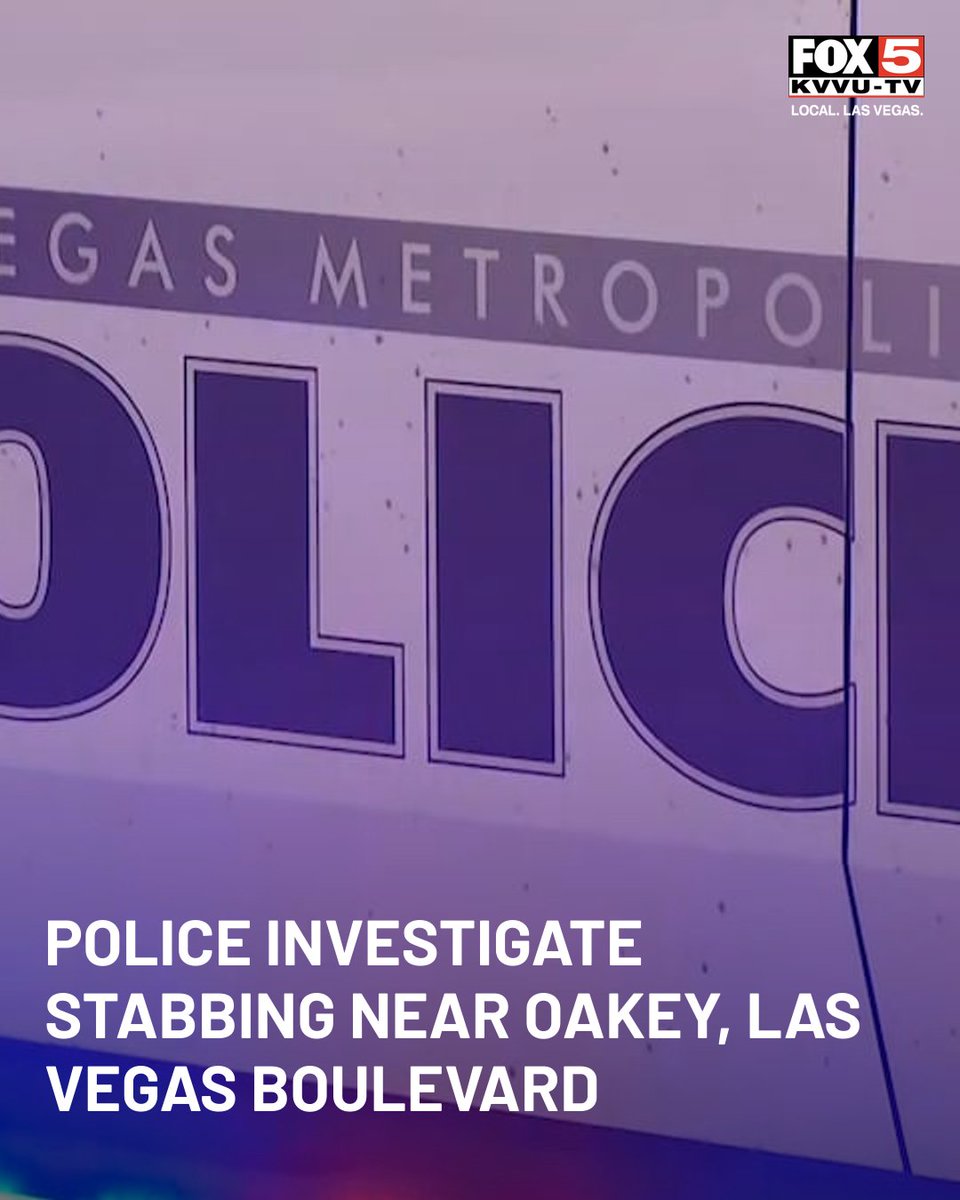 Police are investigating a stabbing near downtown Las Vegas.