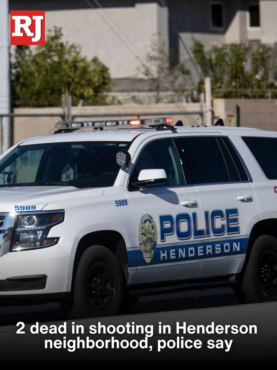 Two people are dead after a shooting Friday morning in the same Henderson neighborhood where a homicide